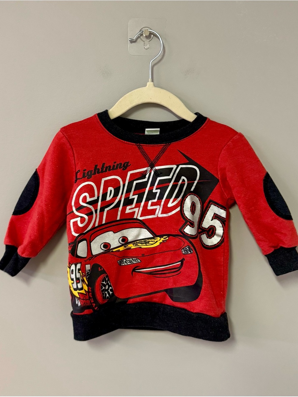 Lightning Speed 95 Red Kids Sweatshirt